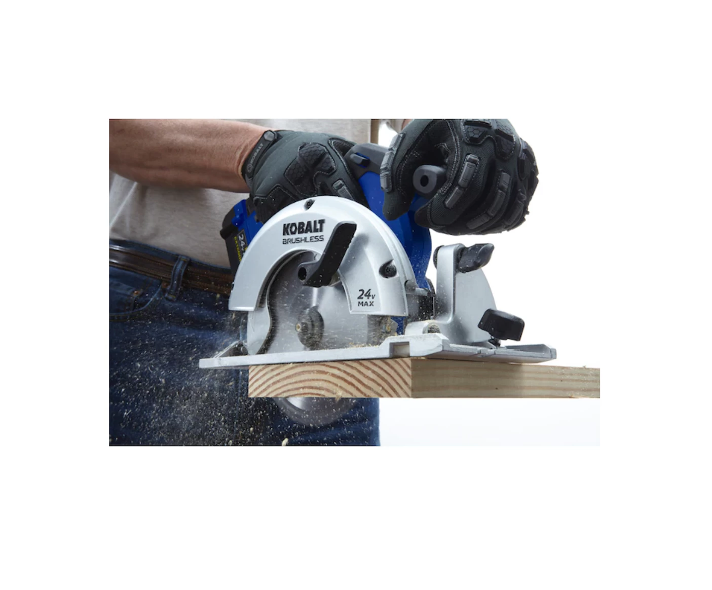 Kobalt KCS 6524B-03 24-Volt Max 6-1/2-in Brushless Cordless Circular Saw - Image 2