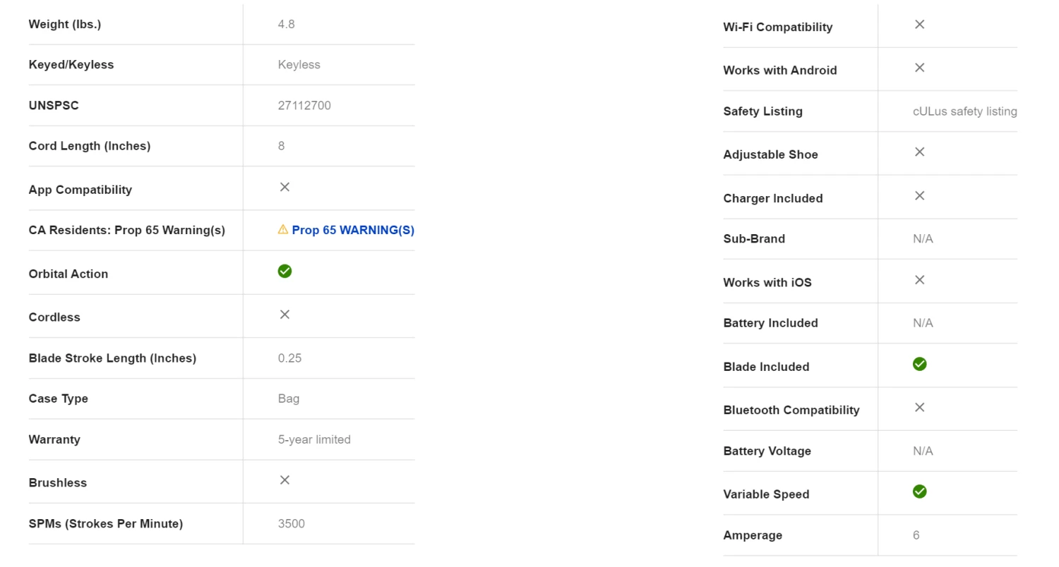 Kobalt K6RS-06A 6-Amp Variable Speed Corded Reciprocating Saw - Image 11