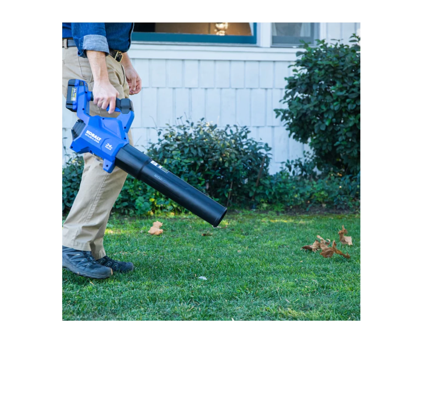 Kobalt KHB 4224A-03 24-volt Max 500-CFM 120-MPH Brushless Handheld Cordless Electric Leaf Blower 4 Ah (Battery & Charger Included) - Image 11