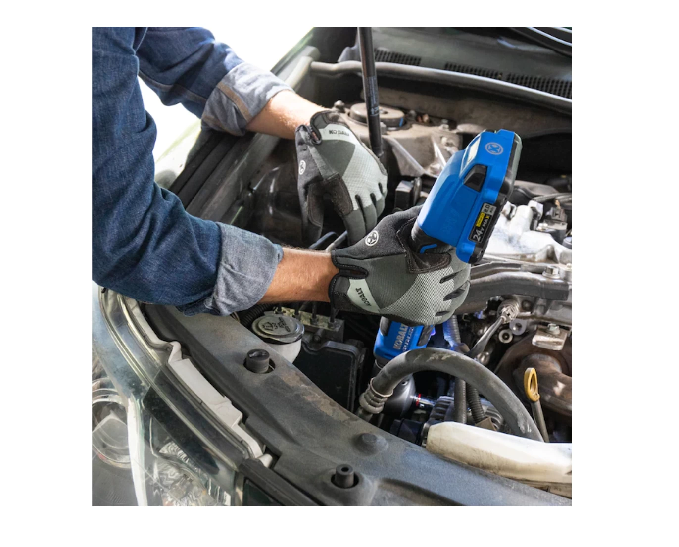 Kobalt KRAIW 124B-03 24-volt Max Variable Speed Brushless 3/8-in Drive Cordless Impact Wrench (Tool Only) - Image 11