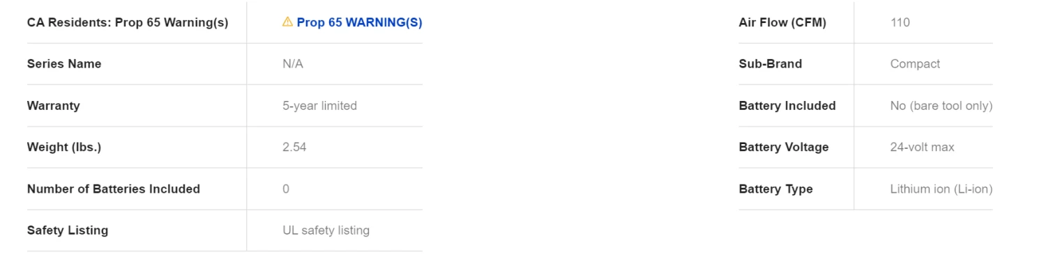 Kobalt KJB 124B-03 24-volt Max Jobsite Blower (Tool Only) - Image 11