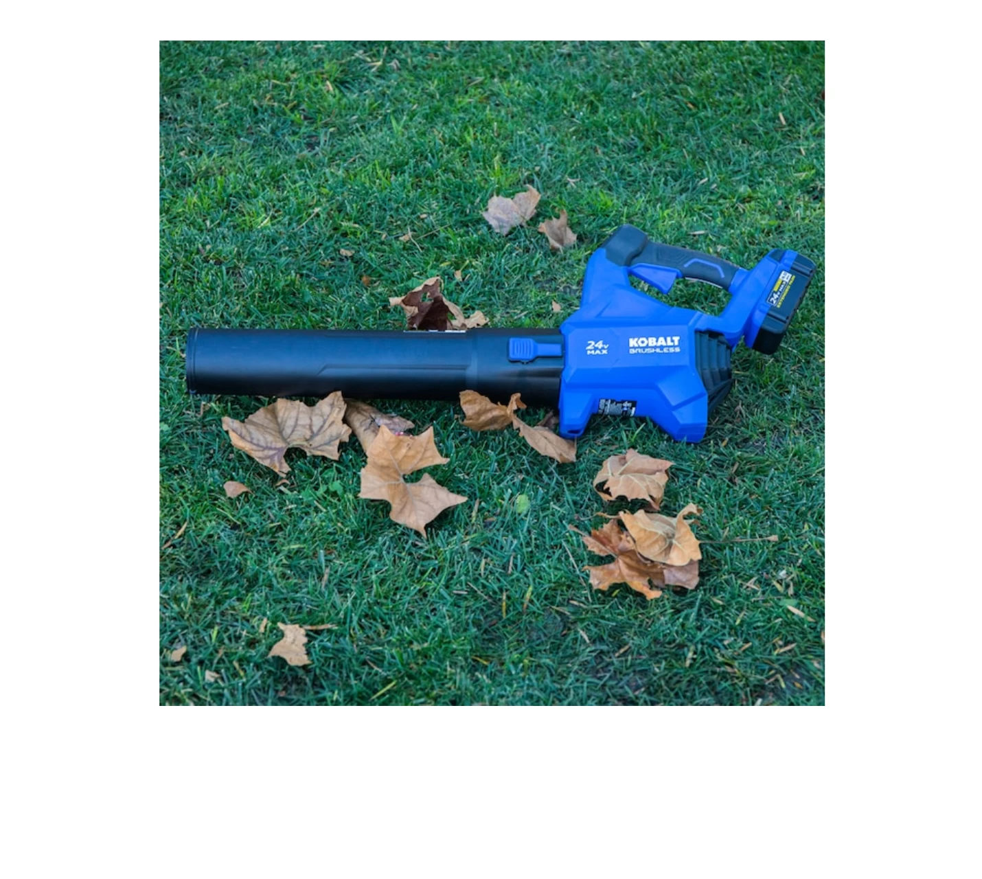 Kobalt KHB 4224A-03 24-volt Max 500-CFM 120-MPH Brushless Handheld Cordless Electric Leaf Blower 4 Ah (Battery & Charger Included) - Image 13