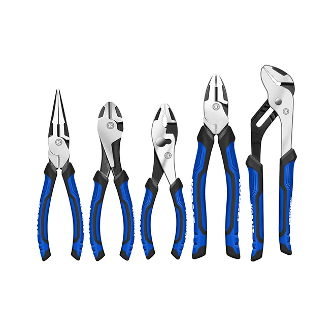 Kobalt Pliers Set - Steel 5 Pieces - Black And Blue