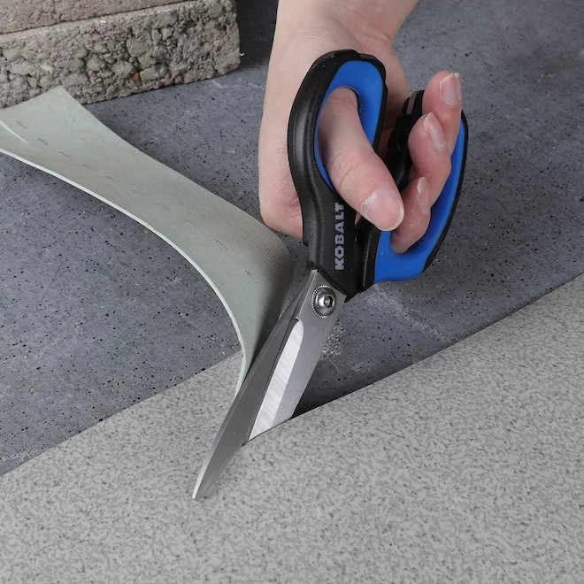 Kobalt 4.7-in Stainless Steel Molded Handle Scissors Kit Of 2 - Image 4