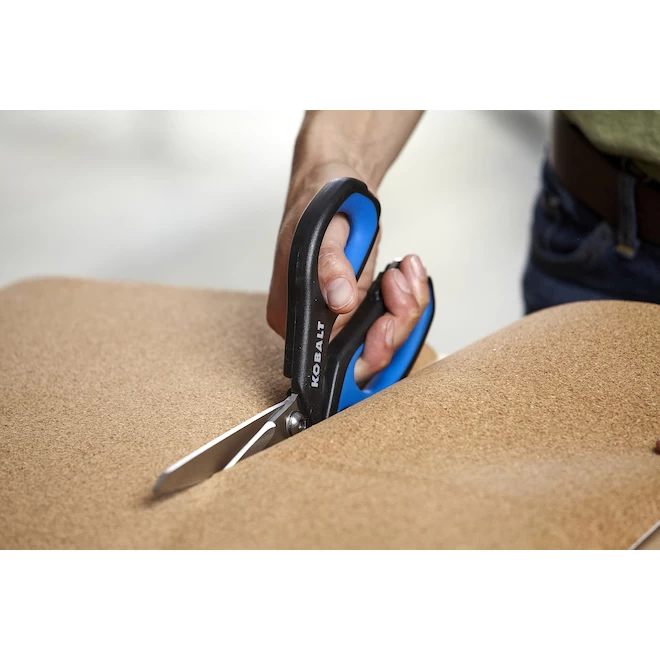 Kobalt 4.7-in Stainless Steel Molded Handle Scissors Kit Of 2 - Image 2