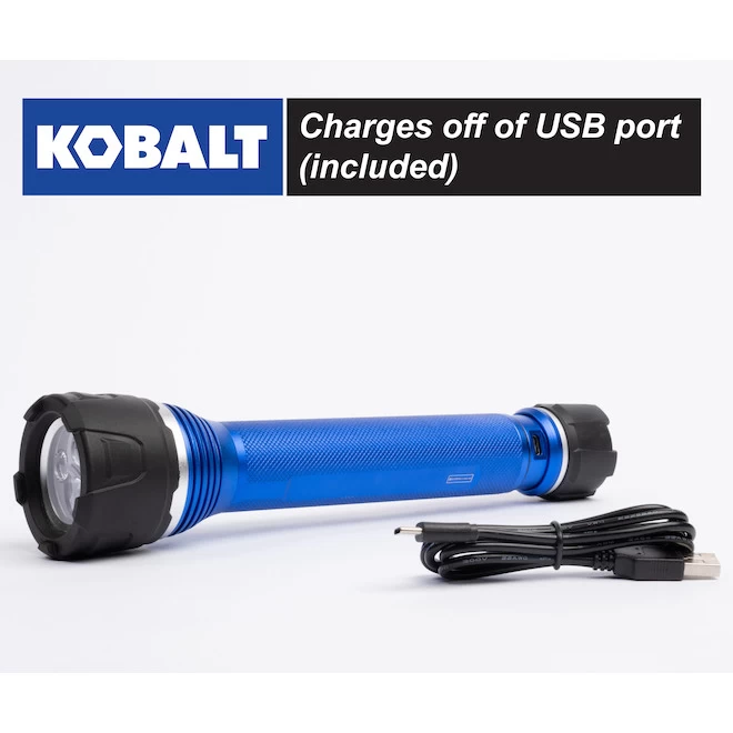 Kobalt Rechargeable - 1000 Lumens LED Flashlight - Image 5