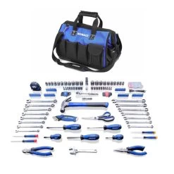 Kobalt Tool Kit - 276 Pieces - Black And Blue - Tote Bag