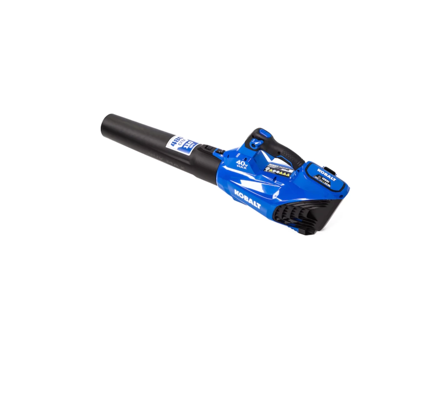 Kobalt KHB 4840-06 40-volt Max 480-CFM 110-MPH Handheld Cordless Electric Leaf Blower (Tool Only) - Image 3