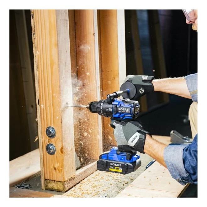 Kobalt XTR 24-V Max Cordless Drill - 1/2-in With Battery And Charger - Brushless Motor - Variable Speed - Image 3
