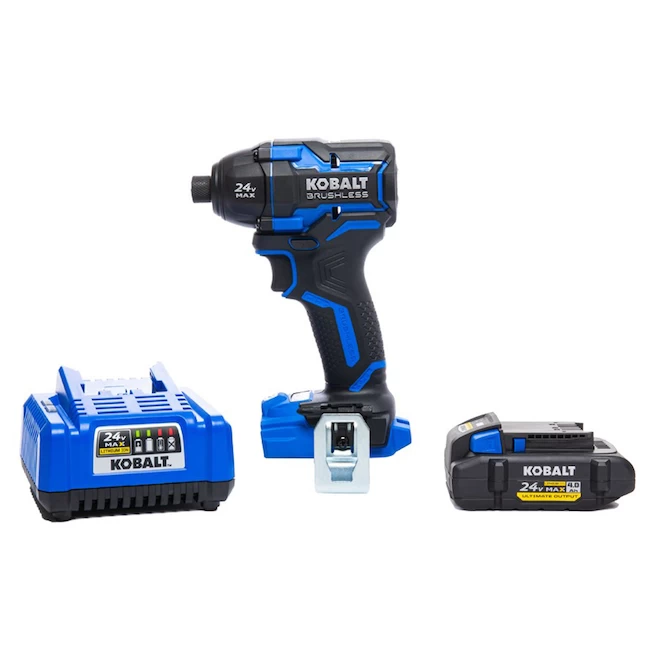 Kobalt XTR 24-V 1/4-in Impact Driver - Variable Speed - Charger, Battery And Accessories Included - Image 4