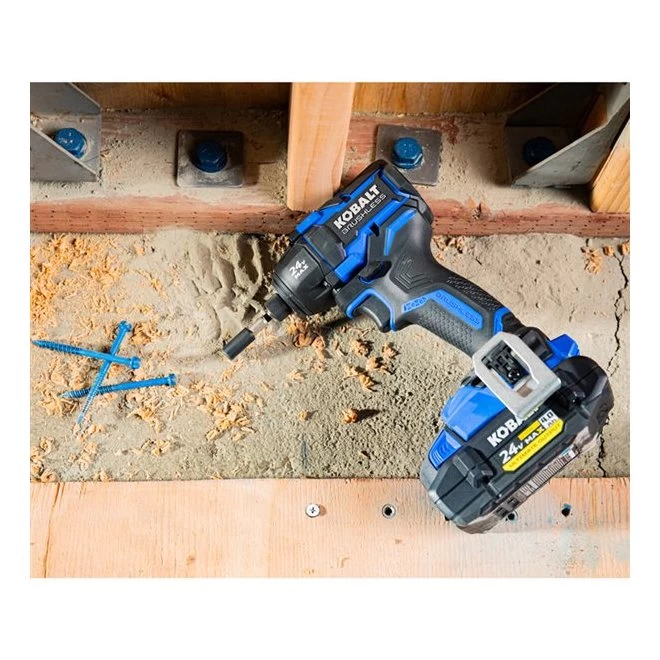Kobalt XTR 24-V 1/4-in Impact Driver - Variable Speed - Charger, Battery And Accessories Included - Image 2