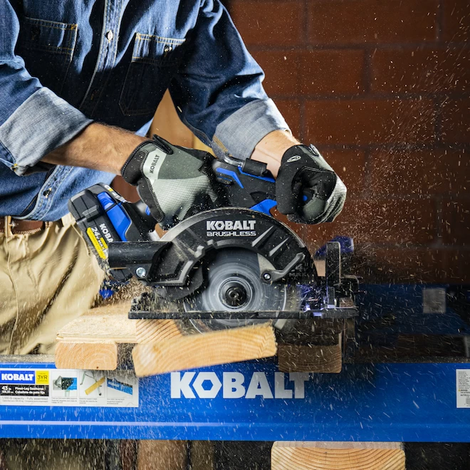 Kobalt 24-Volt XTR Max Cordless Circular Saw - Brushless Motor - 7 1/4-in - Bare Tool Without Battery - Image 4