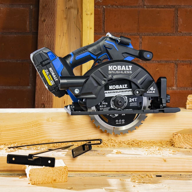 Kobalt 24-Volt XTR Max Cordless Circular Saw - Brushless Motor - 7 1/4-in - Bare Tool Without Battery - Image 2