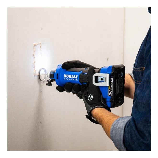 Kobalt 24-V Max Cordless Rotary Cut-Out Tool - Brushless Motor - Black And Blue - Bare Tool Without Battery