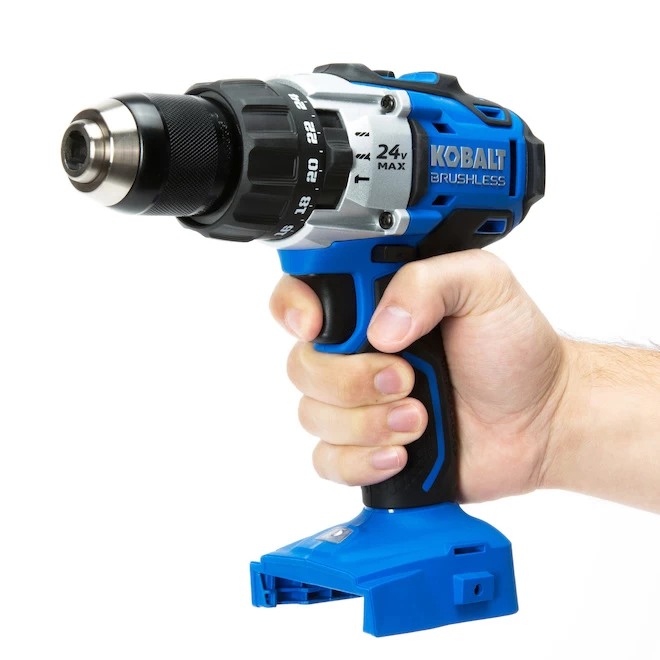 Kobalt 24 V Max Cordless Hammer Drill - Variable Speed - Brushless Motor - Bare Tool Without Battery - Image 5