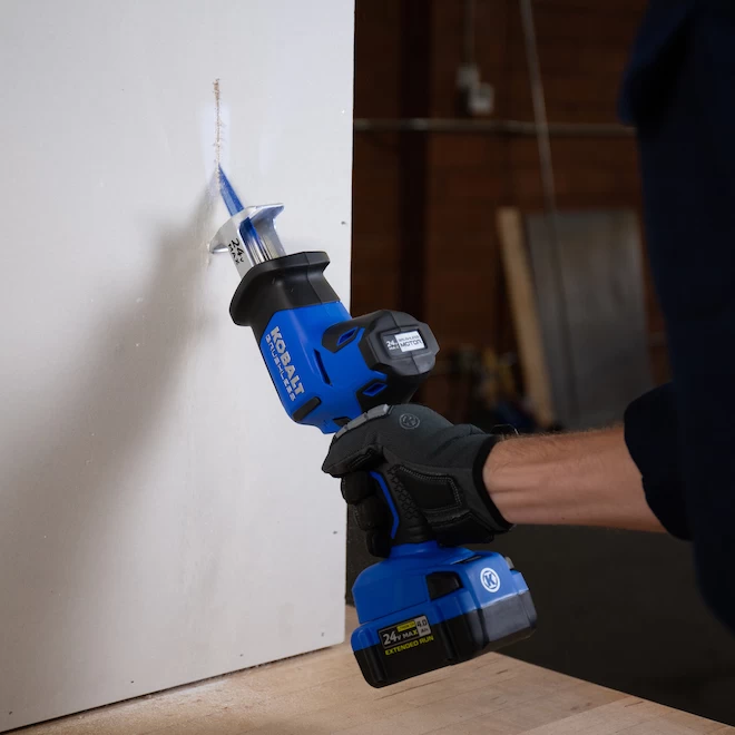 Kobalt 24-V Max Cordless Reciprocating Saw - Variable Speed - Brushless Motor - Bare Tool Without Battery - Image 5