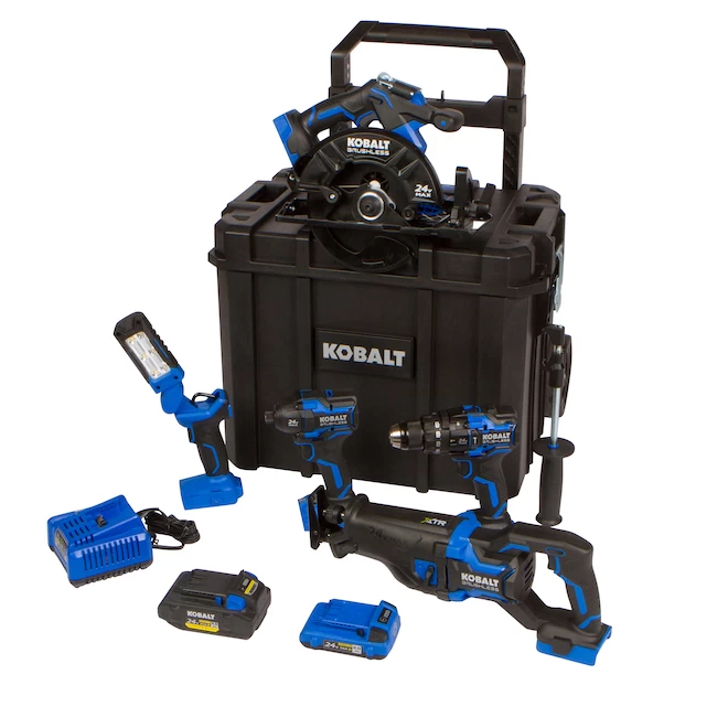 Kobalt 24 V XTR 5-Tool Combo Kit With Hard Storage Case With Battery And Charger - Image 3