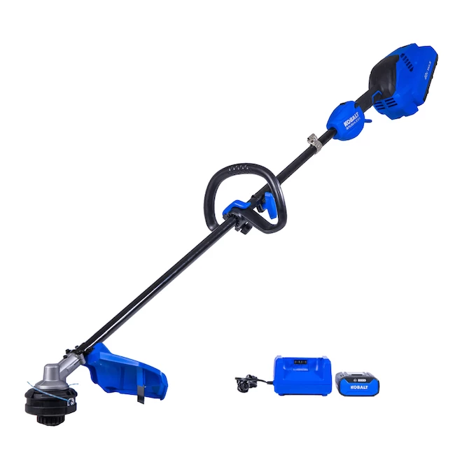 Kobalt 40 V Max Cordless String Trimmer - Black And Blue With Battery And Charger - Image 5