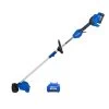 Kobalt 24V Cordless Brushless Electric Motor String Trimmer Set - 4.0 Ah Li-ion Battery Included