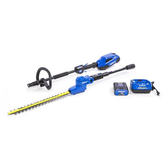Kobalt Cordless Pole Hedge Trimmer - 40 V - 20-in - Blue - Image 3