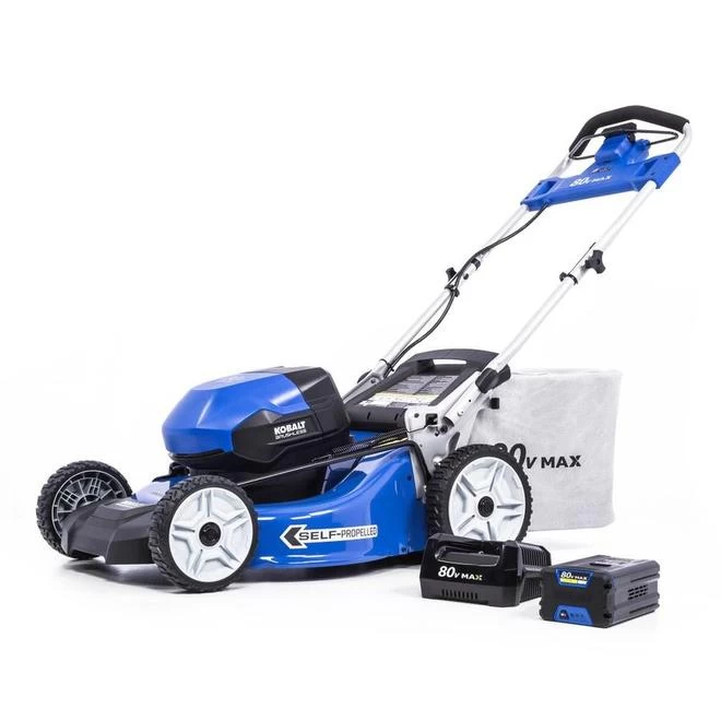 Kobalt Self-Propelled Lawn Mower - 80 V Battery - 21-in Deck - Brushless Motor - Image 5