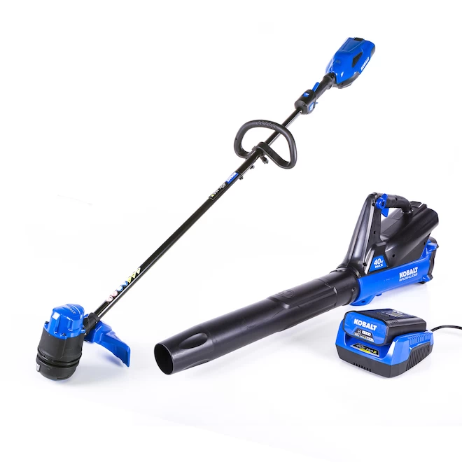 Kobalt Cordless String Trimmer And Blower Set With 40 V Max Battery - Image 2