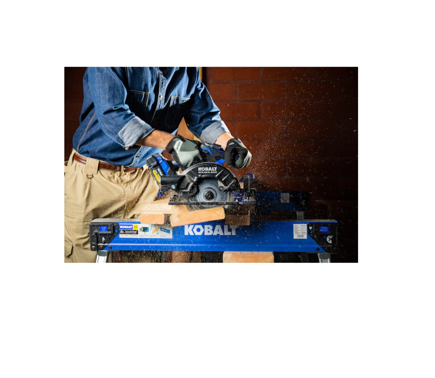 Kobalt KXCS 124B-03 24-Volt XTR 7-1/4-in Brushless Cordless Circular Saw - Image 5