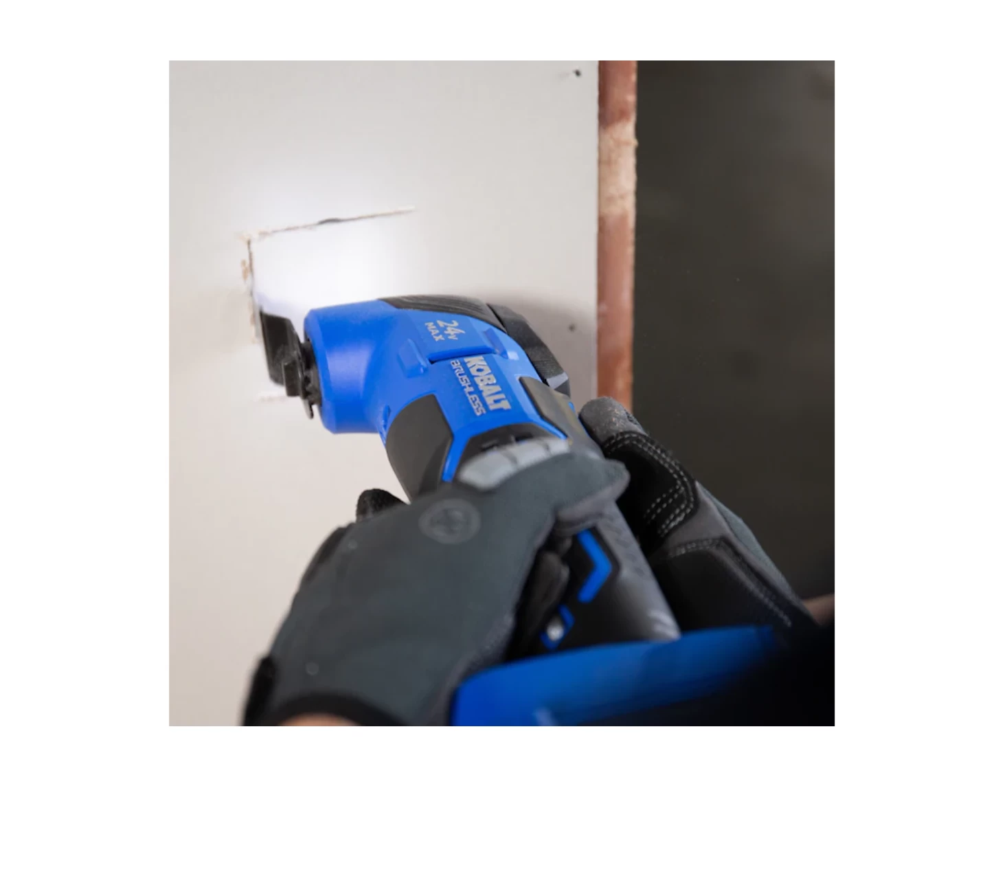 Kobalt KMT 124B-03 18-Piece Brushless 24-volt Max Variable Speed Oscillating Multi-Tool Kit With Soft Case - Image 7