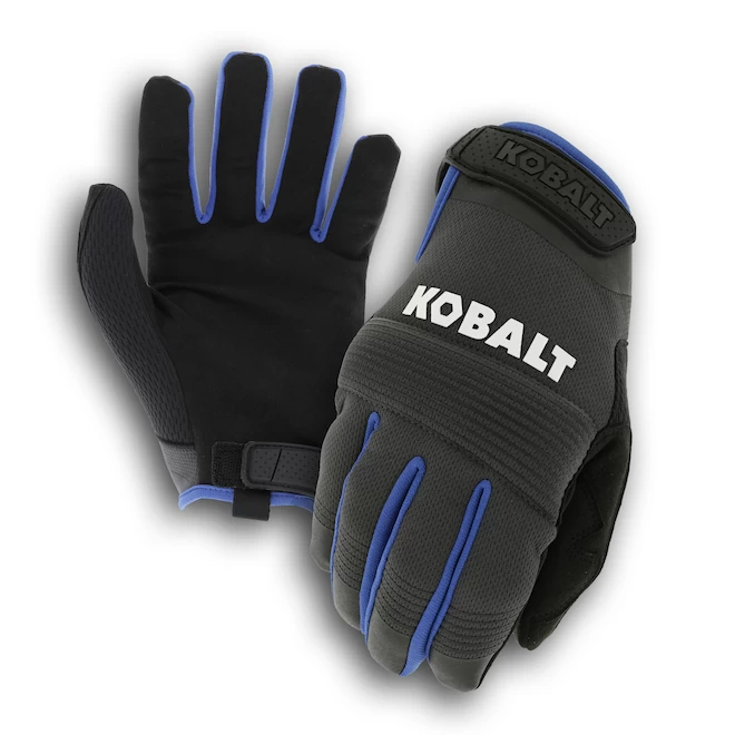 Kobalt Mechanic Gloves - Synthetic Leather - Unisex - Medium- Black - Image 2