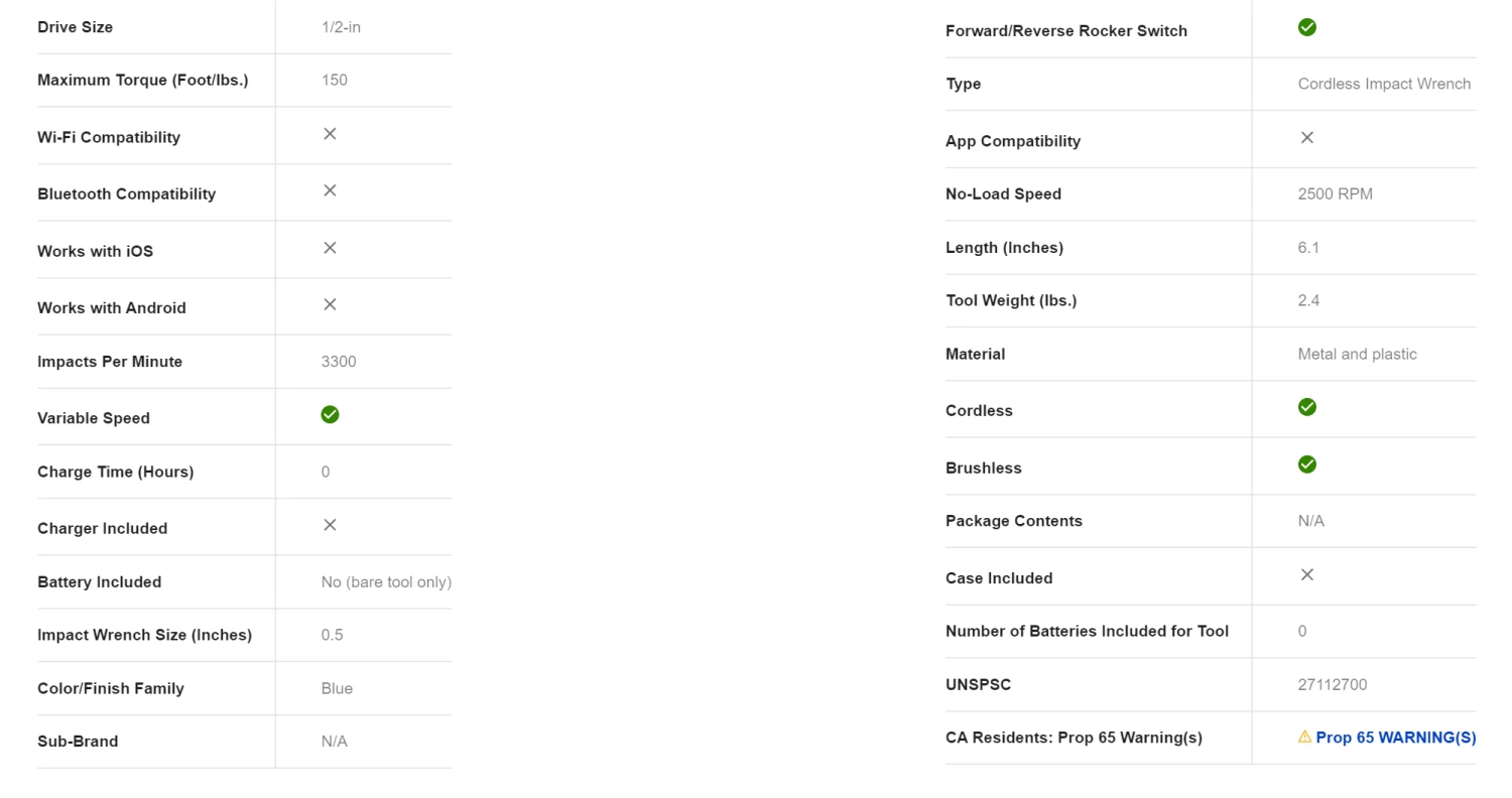 Kobalt KCW 5024B-03 24-volt Max Variable Speed Brushless 1/2-in Drive Cordless Impact Wrench (Tool Only) - Image 7