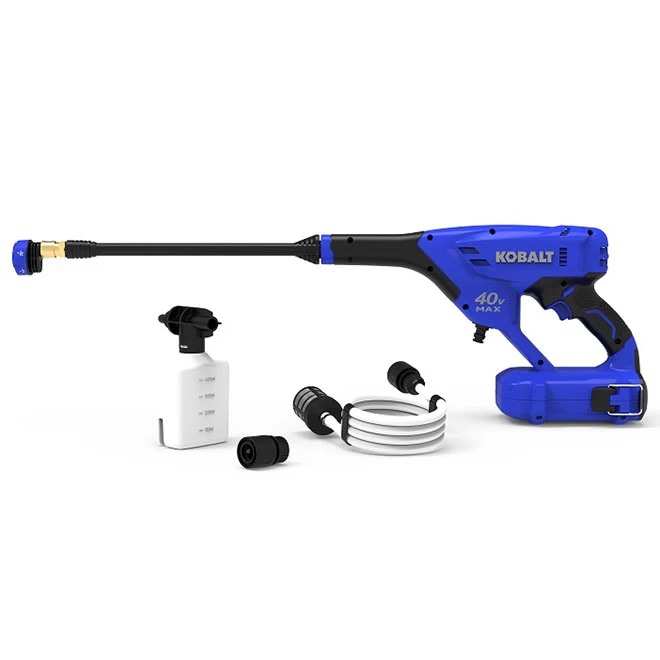 Kobalt 40-Volt Electric Handheld Pressure Washer Kit - 2-Ah - 600-PSI - Blue - Image 5