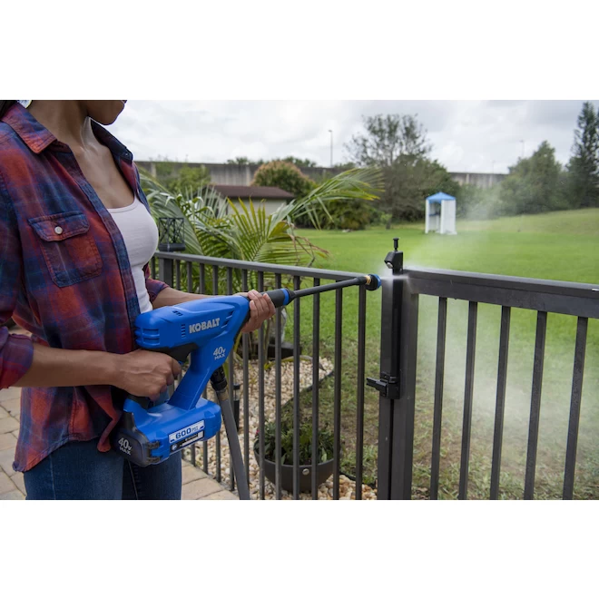 Kobalt 40-Volt Electric Handheld Pressure Washer Kit - 2-Ah - 600-PSI - Blue - Image 3