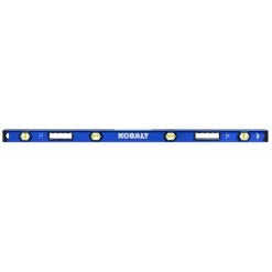 Kobalt 48-in Heavy Duty Aluminum I-Beam Level - Blue