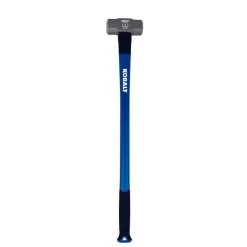 Kobalt Tempered High Carbon Steel And Fibreglass Sledge Hammer - 8-lbs - Black And Blue