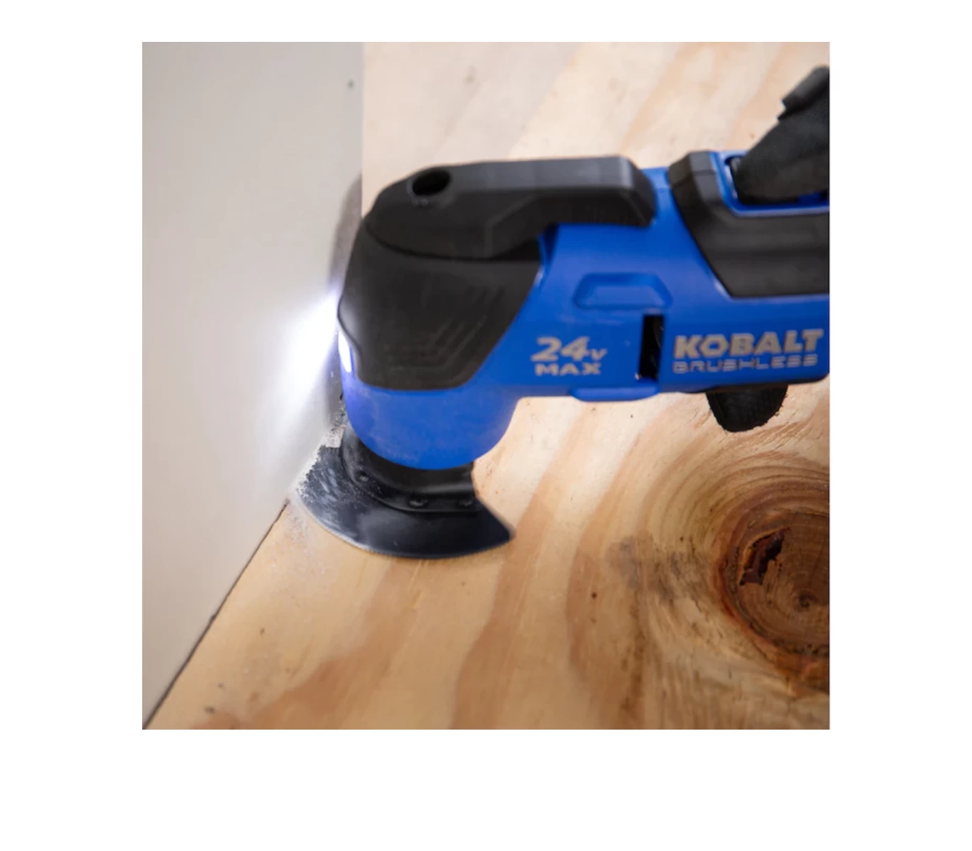 Kobalt KMT 124B-03 18-Piece Brushless 24-volt Max Variable Speed Oscillating Multi-Tool Kit With Soft Case - Image 9