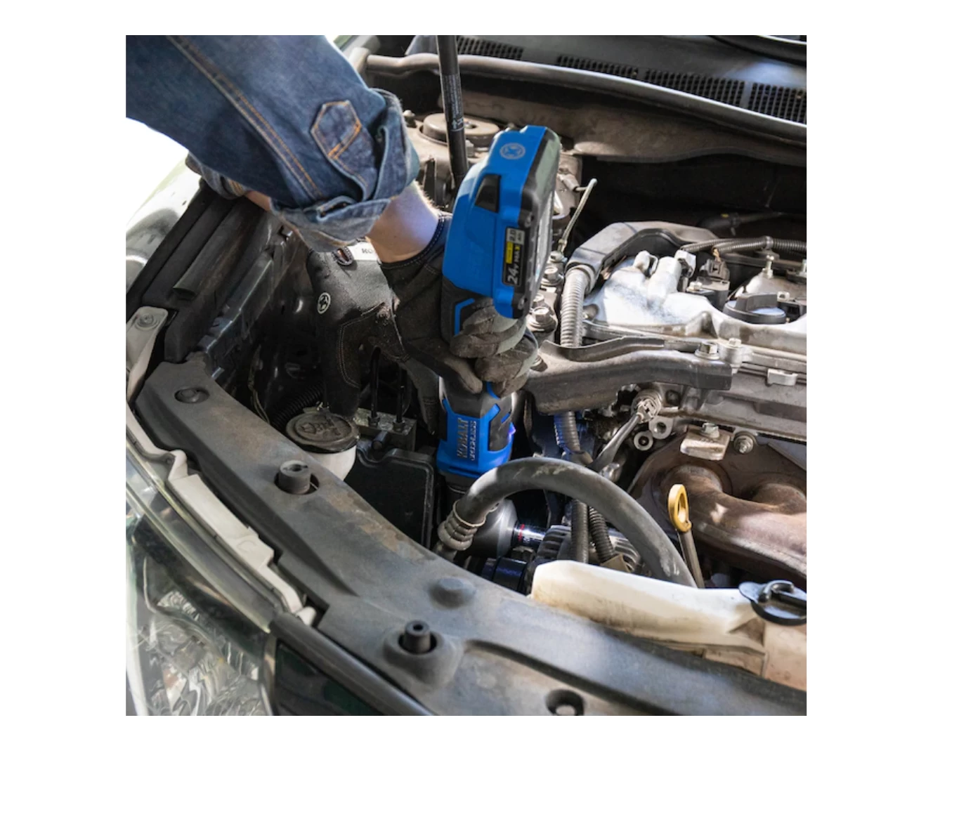 Kobalt KRAIW 124B-03 24-volt Max Variable Speed Brushless 3/8-in Drive Cordless Impact Wrench (Tool Only) - Image 10