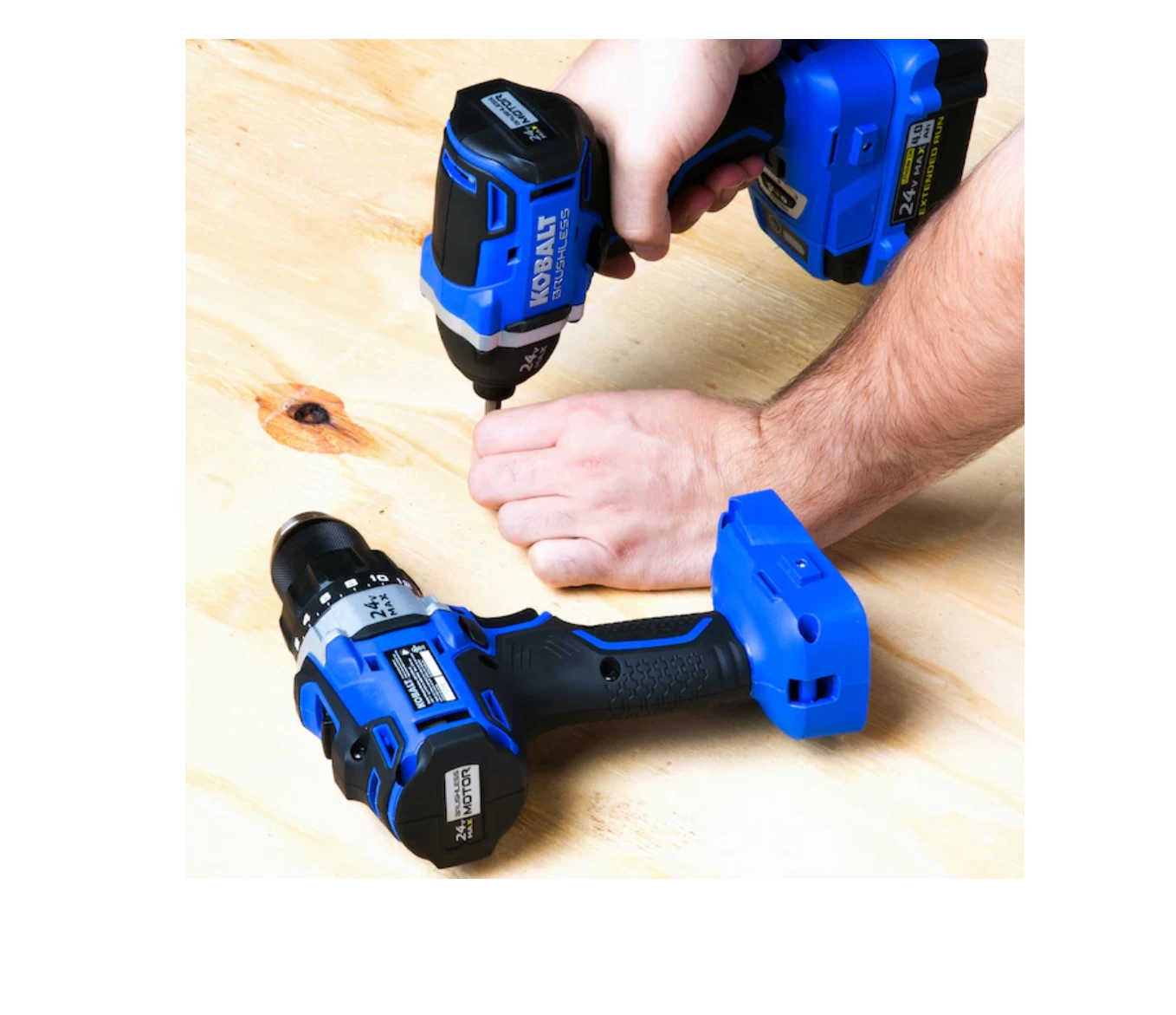 Kobalt KLC 2024A-03 2-Tool 24-Volt Max Brushless Power Tool Combo Kit With Soft Case (1-Battery Included And Charger Included) - Image 10