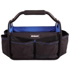 Kobalt 15-in Blue/Black Polyester Tool Tote