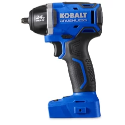 Kobalt KIW 3824B-03 Brushless-Amp 24-volt Max Variable Speed Brushless 3/8-in Drive Cordless Impact Wrench (Tool Only)